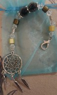 Web Of Life Black Scissorfob